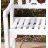 Outdoor Hardwood Timber Garden Bench 2 Seater White